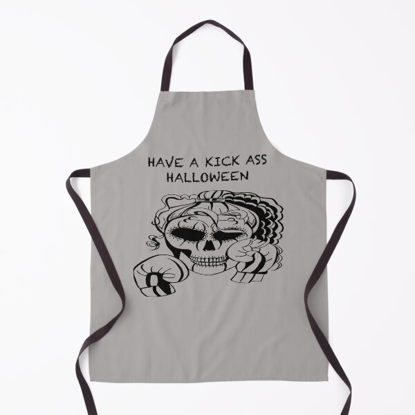 Item preview, HAVE A KICK ASS HALLOWEEN Skull Boxer on GREY background, Boxing, Box, Boxer, gothic, halloween, spooky designed and sold by IslesArt.
