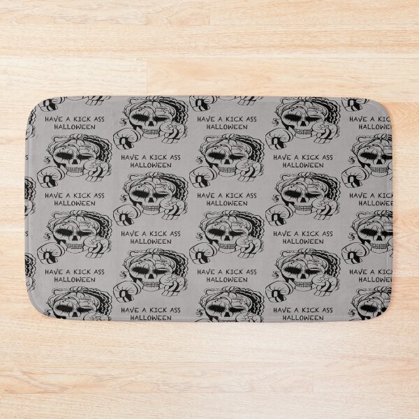 Item preview, HAVE A KICK ASS HALLOWEEN Skull Boxer on GREY background, Boxing, Box, Boxer, gothic, halloween, spooky designed and sold by IslesArt.