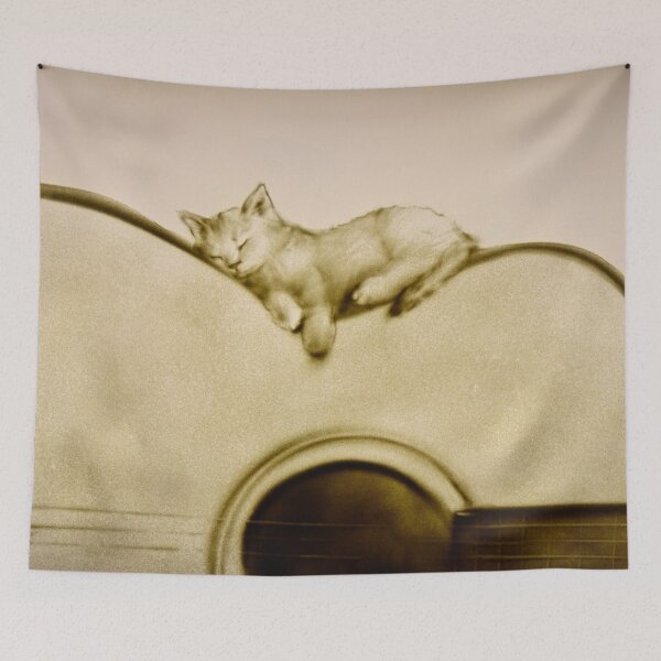 Item preview, Sleeping Kitten designed and sold by sandexperiment.