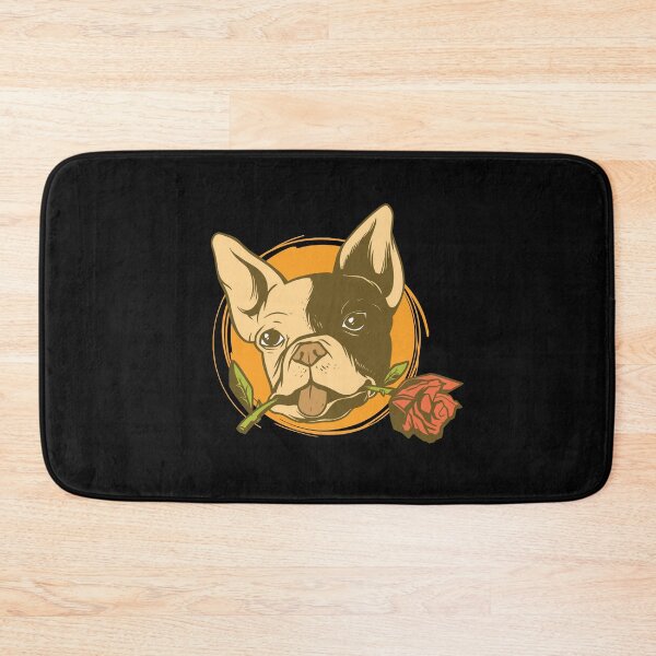 Item preview, Bulldog with rose designed and sold by DerSenat.