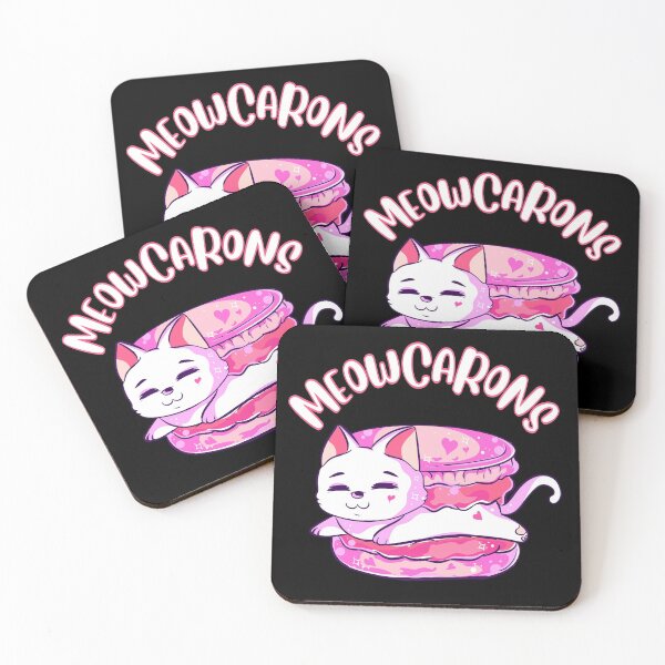 Item preview, Cat Macarons French Cookie Japanese Kawaii designed and sold by SqualeForce.
