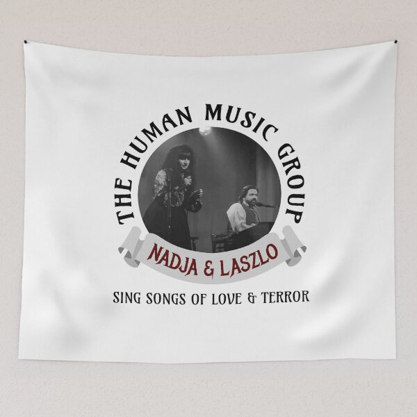 Item preview, The Human Music Group - Nadja & Laszlo - What We Do in the Shadows designed and sold by silverhexagon.