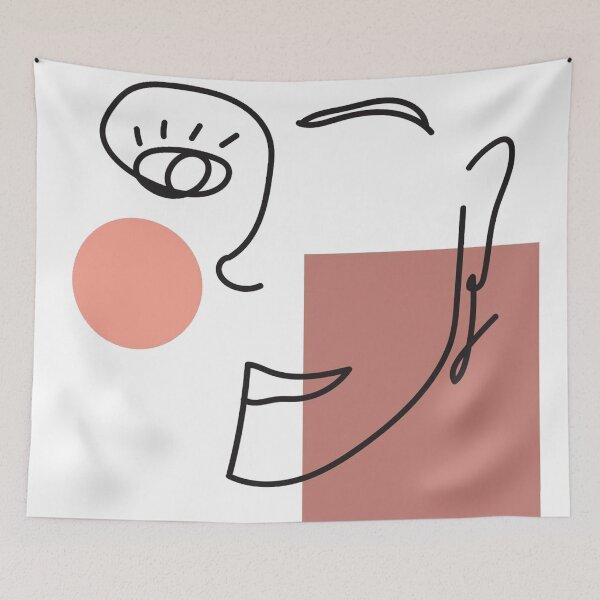 Item preview, Abstract face designed and sold by Brittany Hottel.