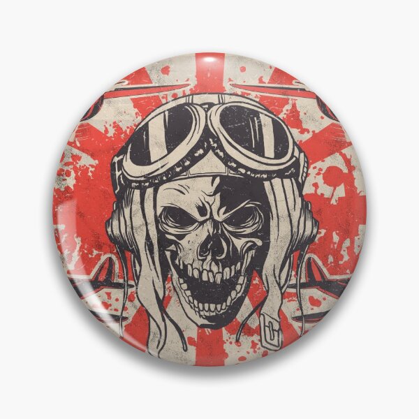 Item preview, Kamikaze Skull designed and sold by wazoosi.