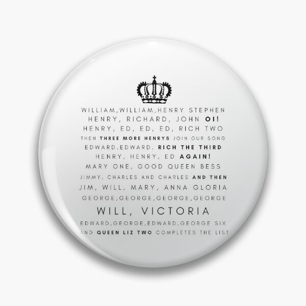 Item preview, Horrible Histories - Kings and Queens designed and sold by ButterfliesT.