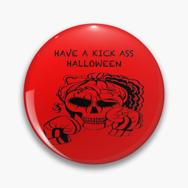 Item preview, HAVE A KICK ASS HALLOWEEN Skull Boxer on RED background, Boxing, Box, Boxer, gothic, halloween, spooky designed and sold by IslesArt.