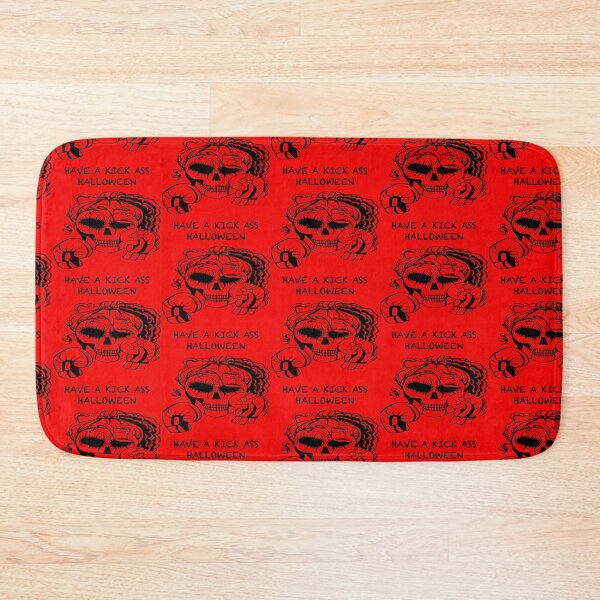 Item preview, HAVE A KICK ASS HALLOWEEN Skull Boxer on RED background, Boxing, Box, Boxer, gothic, halloween, spooky designed and sold by IslesArt.