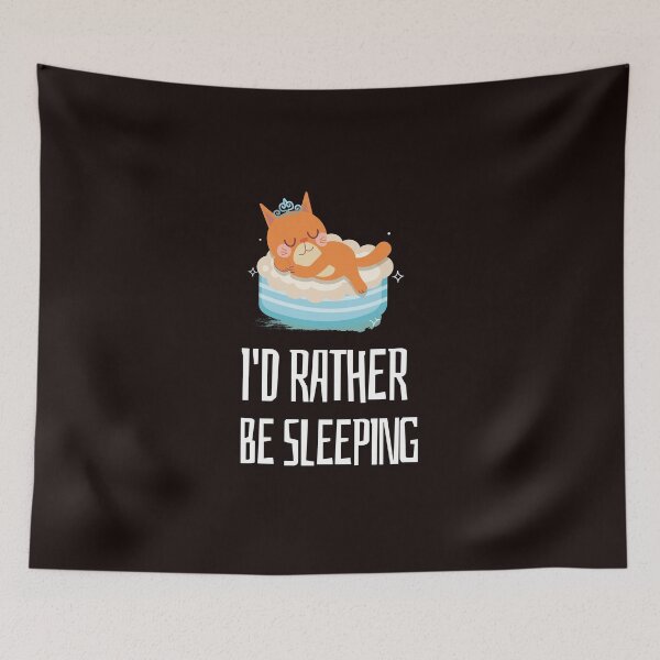 Item preview, I'D RATHER BE SLEEPING designed and sold by Ashalcheema.