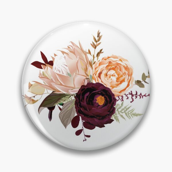 Item preview, Moody boho chic wedding vector bouquets designed and sold by lavendertime.