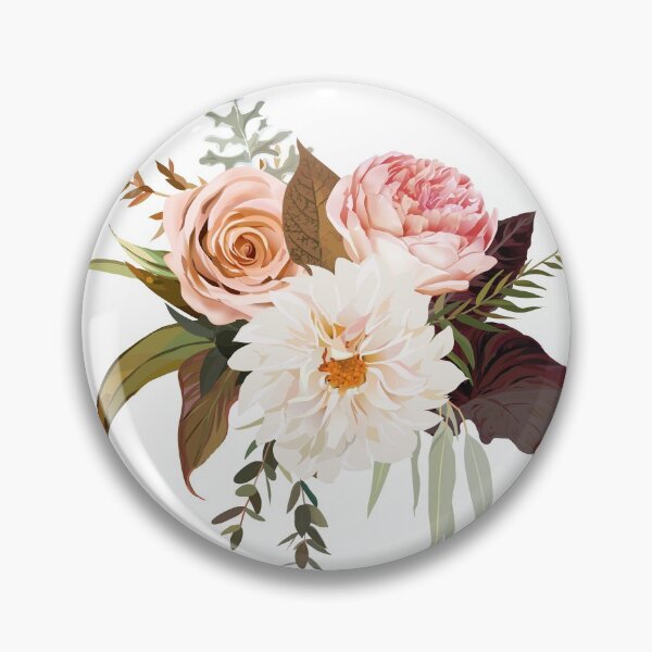 Item preview, Moody boho chic wedding vector bouquets designed and sold by lavendertime.
