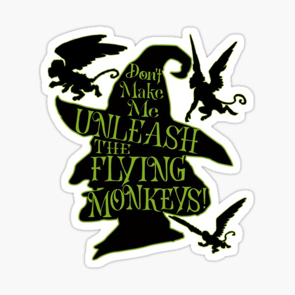Item preview, witch don’t make me flying monkeys wizard of oz witch costume flying monkey designed and sold by madeulaugh.