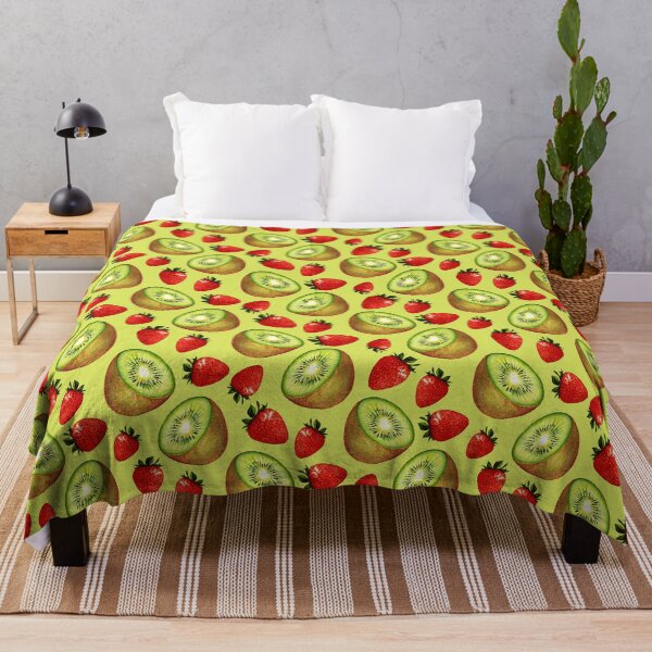 Item preview, Strawberry Kiwi Pattern - Green designed and sold by Kelly  Gilleran.