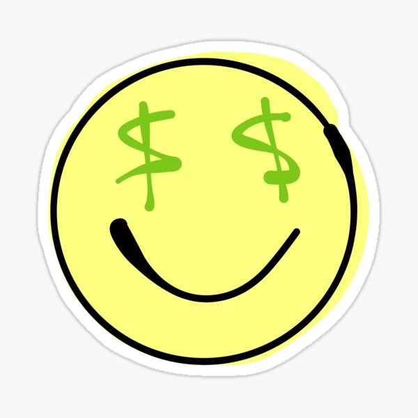 Money Eye Emoji Sticker By Meganmessias Redbubble