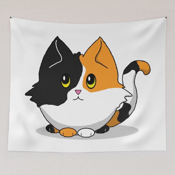 Item preview, Cute n Fluffy - Calico Kitty designed and sold by Katrina Montgomery.