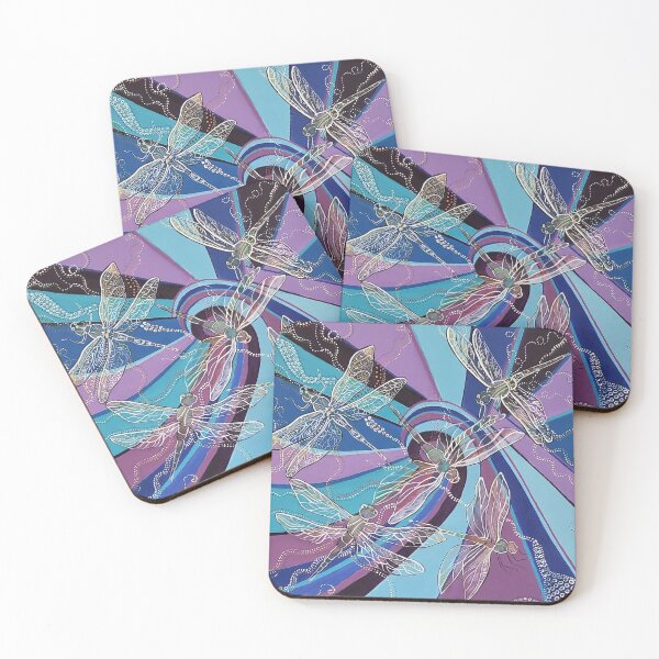 Item preview, Dragonflies in Dots designed and sold by pikolasart.