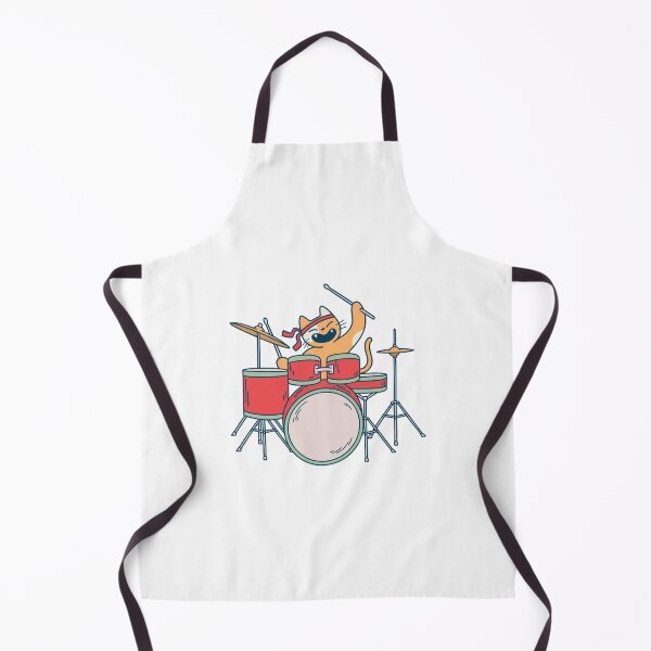 Item preview, Drummer cat, drums designed and sold by DerSenat.