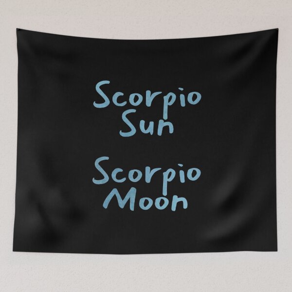 Item preview, Scorpio Sun Scorpio Moon Text designed and sold by leomooncreates.