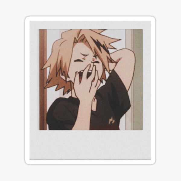 denki kaminari stickers redbubble