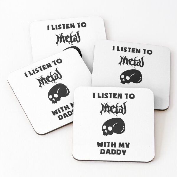 Item preview, I Listen To Metal With My Daddy  designed and sold by kurokameart.