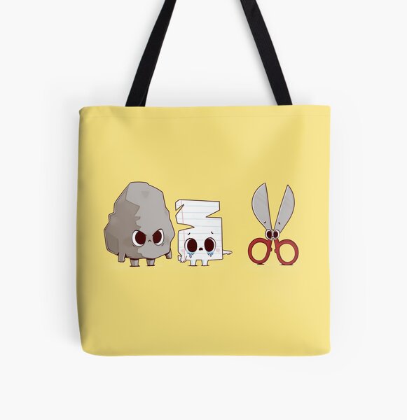 Rock Paper Bully All Over Print Tote Bag