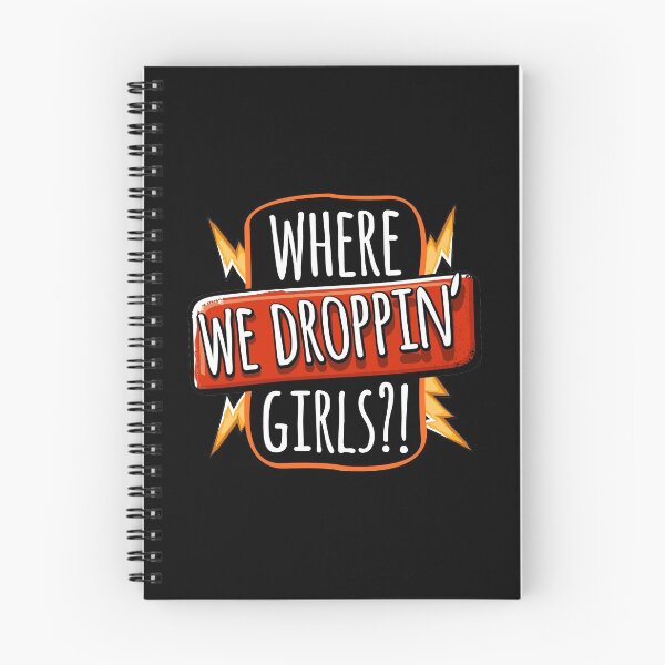 Item preview, Where We Droppin's Girls Funny cartoon designed and sold by Slacker-SHOP.