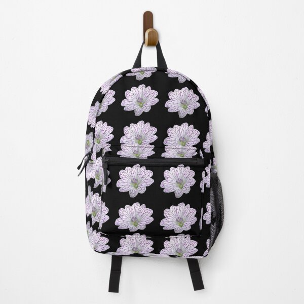 Item preview, Beautiful Cranesbill Geranium White and Purple Floral Repeated Print designed and sold by WhatThePop.