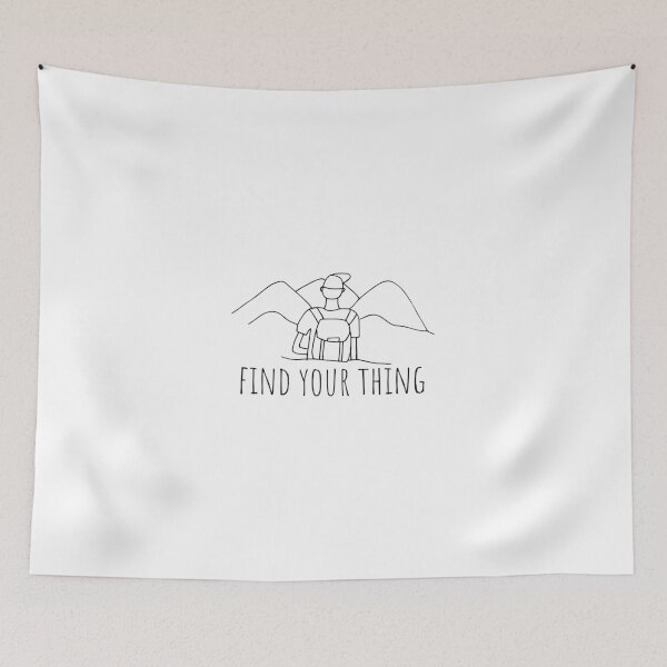 Item preview, Find your thing, motivational life quote designed and sold by cyhdesign.