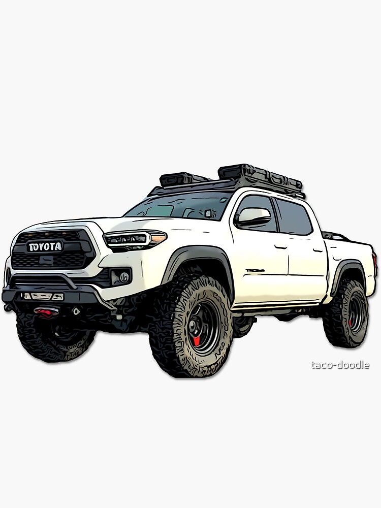 "Toyota Offroad" Sticker for Sale by tacodoodle Redbubble