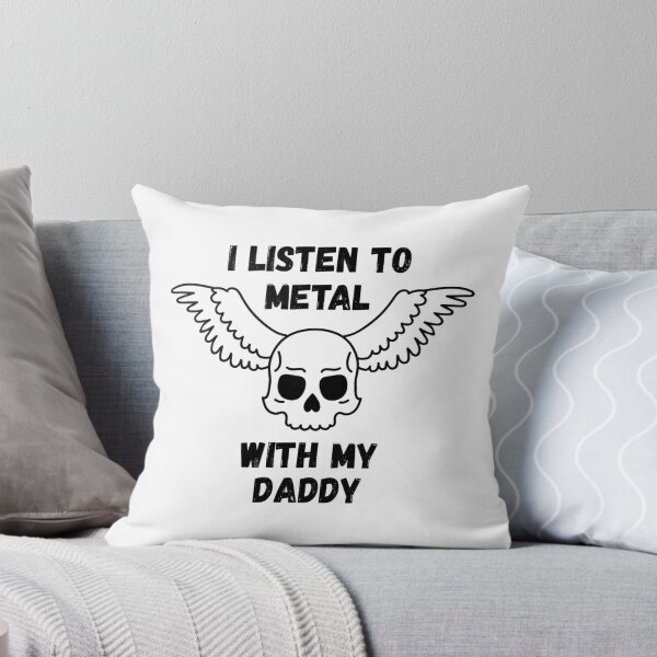 Item preview, I Listen To Metal With My Daddy designed and sold by kurokameart.