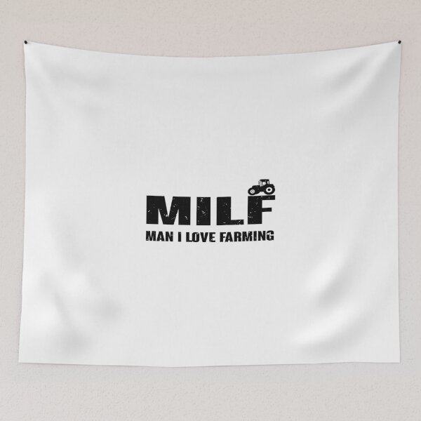 Item preview, MILF Man I Love Farming for Funny Farmer Jokes Quotes Gift For farmers Farm Tractor Lovers  designed and sold by clothesy7.