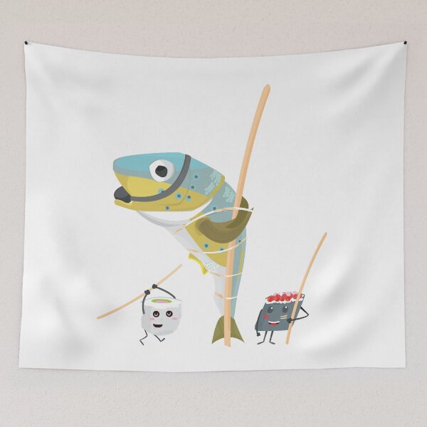 Item preview, Funny illustration of sushi designed and sold by molodec.