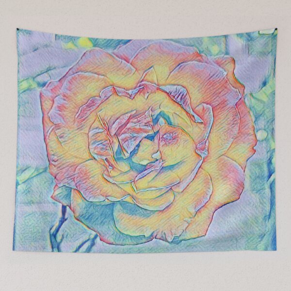 Item preview, Hope rose drawing designed and sold by rich-jam.