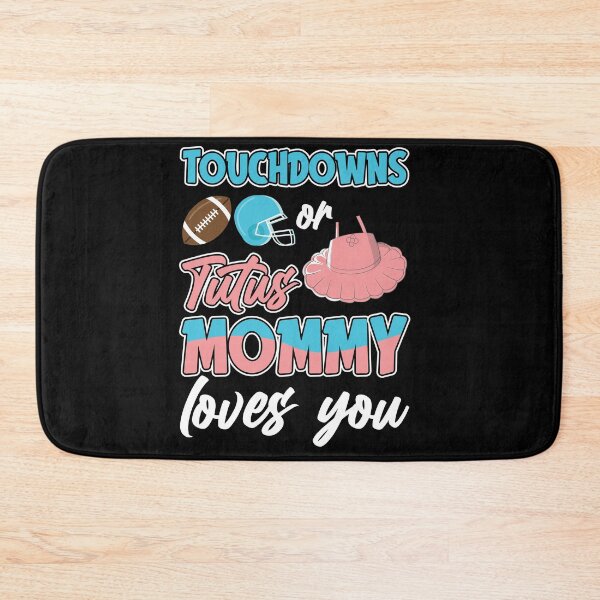 Item preview, Touchdown or Tutus Mommy Loves You Gender Reveal Design designed and sold by shirti.