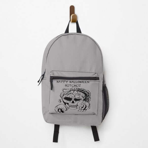 Item preview, HAPPY HALLOWEEN BITCHES! Skull Boxer on grey background, Boxing, Box, Boxer, gothic, halloween, spooky designed and sold by IslesArt.
