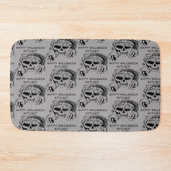 Item preview, HAPPY HALLOWEEN BITCHES! Skull Boxer on grey background, Boxing, Box, Boxer, gothic, halloween, spooky designed and sold by IslesArt.