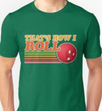 Camiseta unisex Así es como ruedo: diseño envejecido apenado