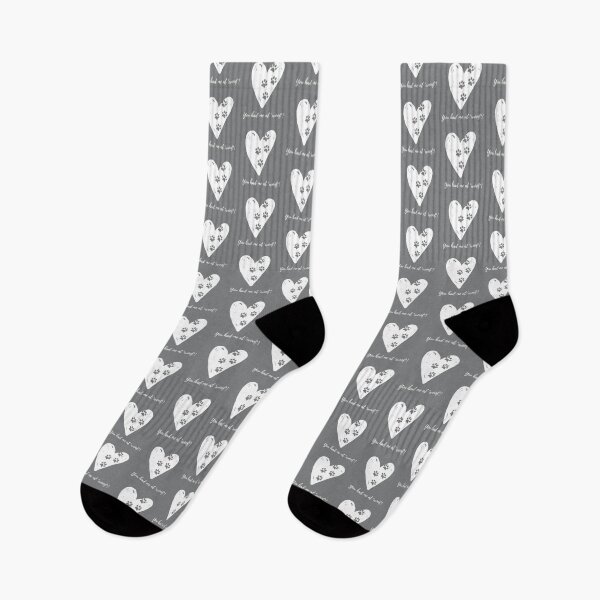 Item preview, You had me at "woof"! Paw prints over heart. Grey background and pawprints, white heart and text designed and sold by JellyBeenzz.