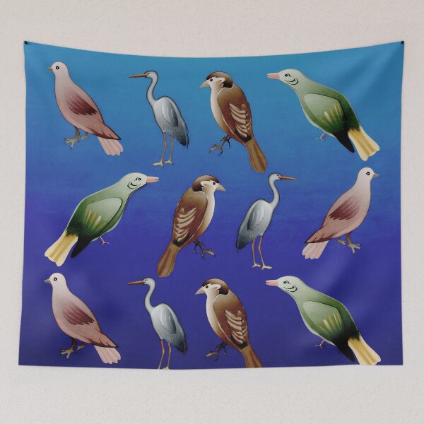 Item preview, Hawk, Parakeet, Crane And Dove designed and sold by KeeganCreations.