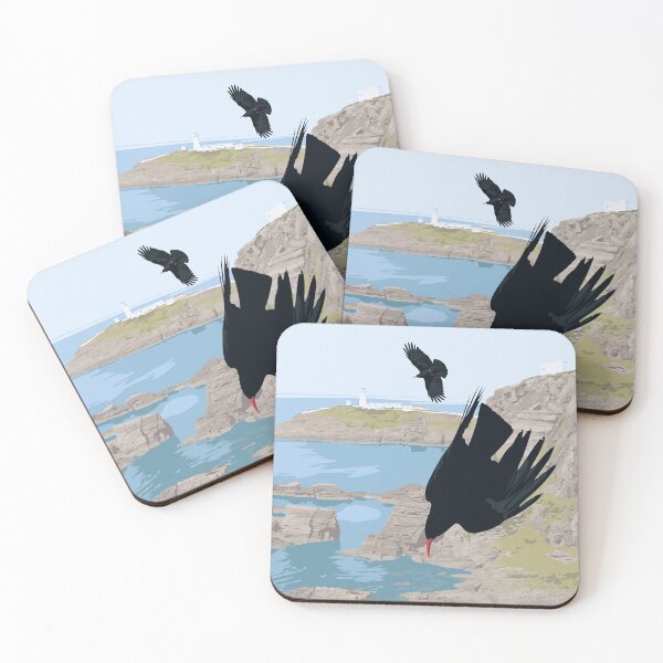 Item preview, Chough at South Stack designed and sold by AnthonyZed.