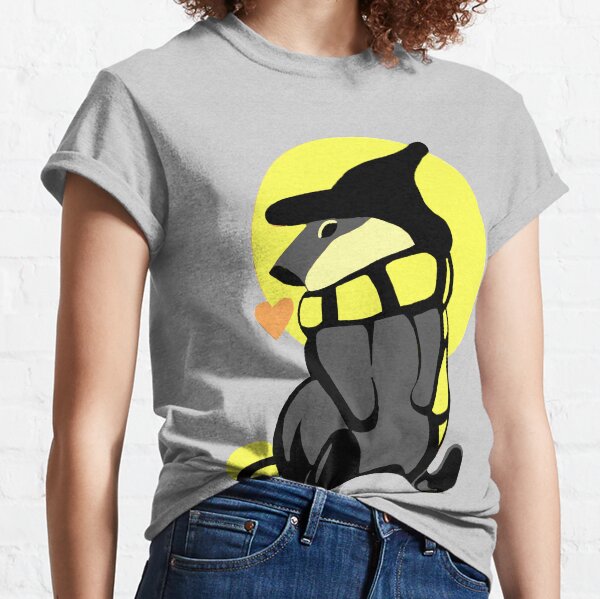 Magical badger with scarf Classic T-Shirt