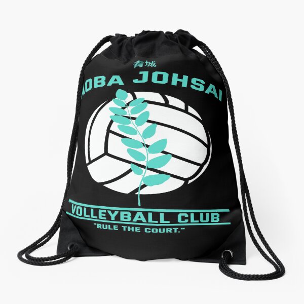Haikyuu!,Aoba Johsai High School Volleyball Club, Blue Drawstring Bag