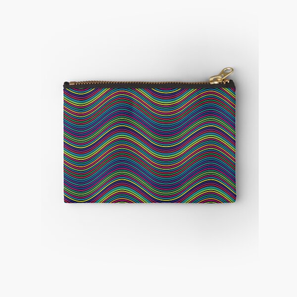 Item preview, Rainbow colors abstract retro wavy pattern designed and sold by likebakerdo.