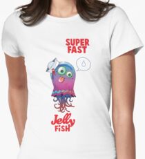 Superfast Jellyfish Women's Fitted T-Shirt
