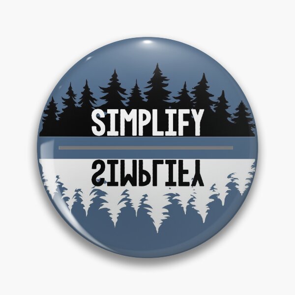 Item preview, Simplify - BREATHE, to ENJOY - Not all who wander are lost - Forest landscape tree viewfinder typography  designed and sold by originalsusie.