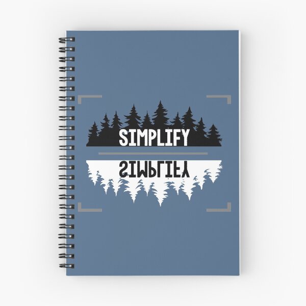 Item preview, Simplify - BREATHE, to ENJOY - Not all who wander are lost - Forest landscape tree viewfinder typography  designed and sold by originalsusie.