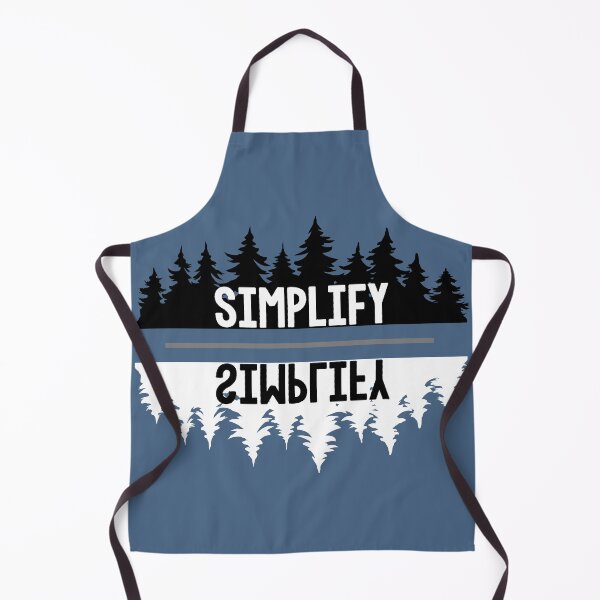 Item preview, Simplify - BREATHE, to ENJOY - Not all who wander are lost - Forest landscape tree viewfinder typography designed and sold by originalsusie.