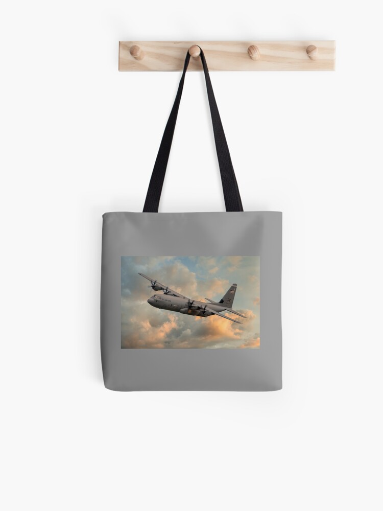 C-130 Hercules airplane MILITARY Crew Veteran' Tote Bag