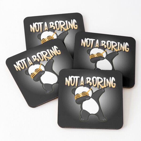 Item preview, Not a boring. Dabbing, dancing panda bear designed and sold by RoManSmArt.