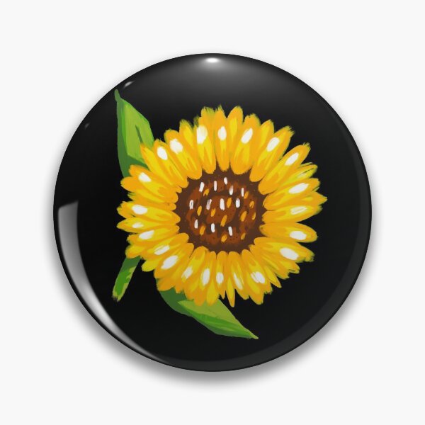 Item preview, Brushed Sunflower designed and sold by okpinsArtDesign.