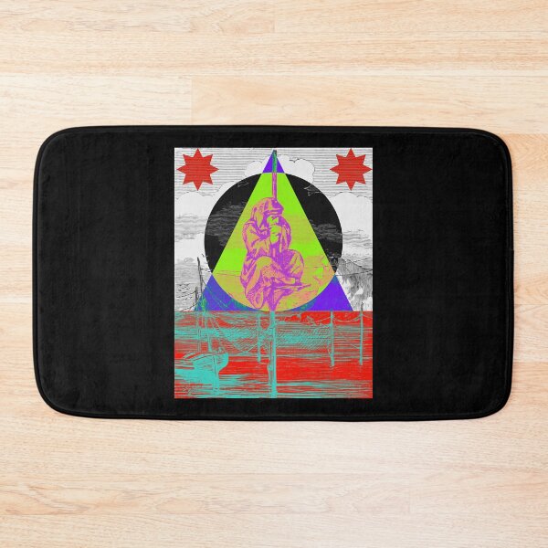 Item preview, Retro Modern Monk on Poll designed and sold by ArtbyJeanClaude.
